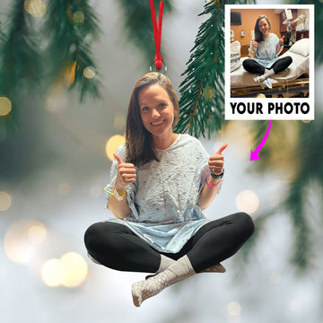 Personalized Photo Ornament, Perfect Gift for Love One | Sick